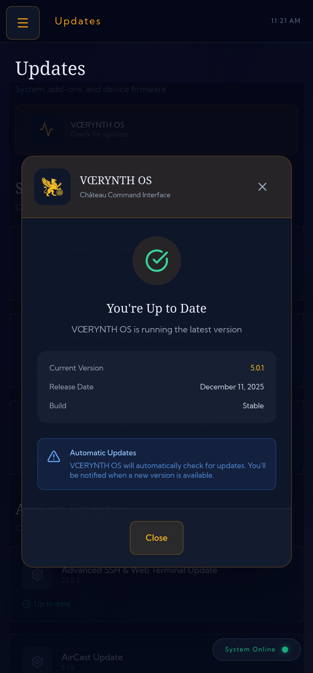 Vœrynth OS Mobile View 7